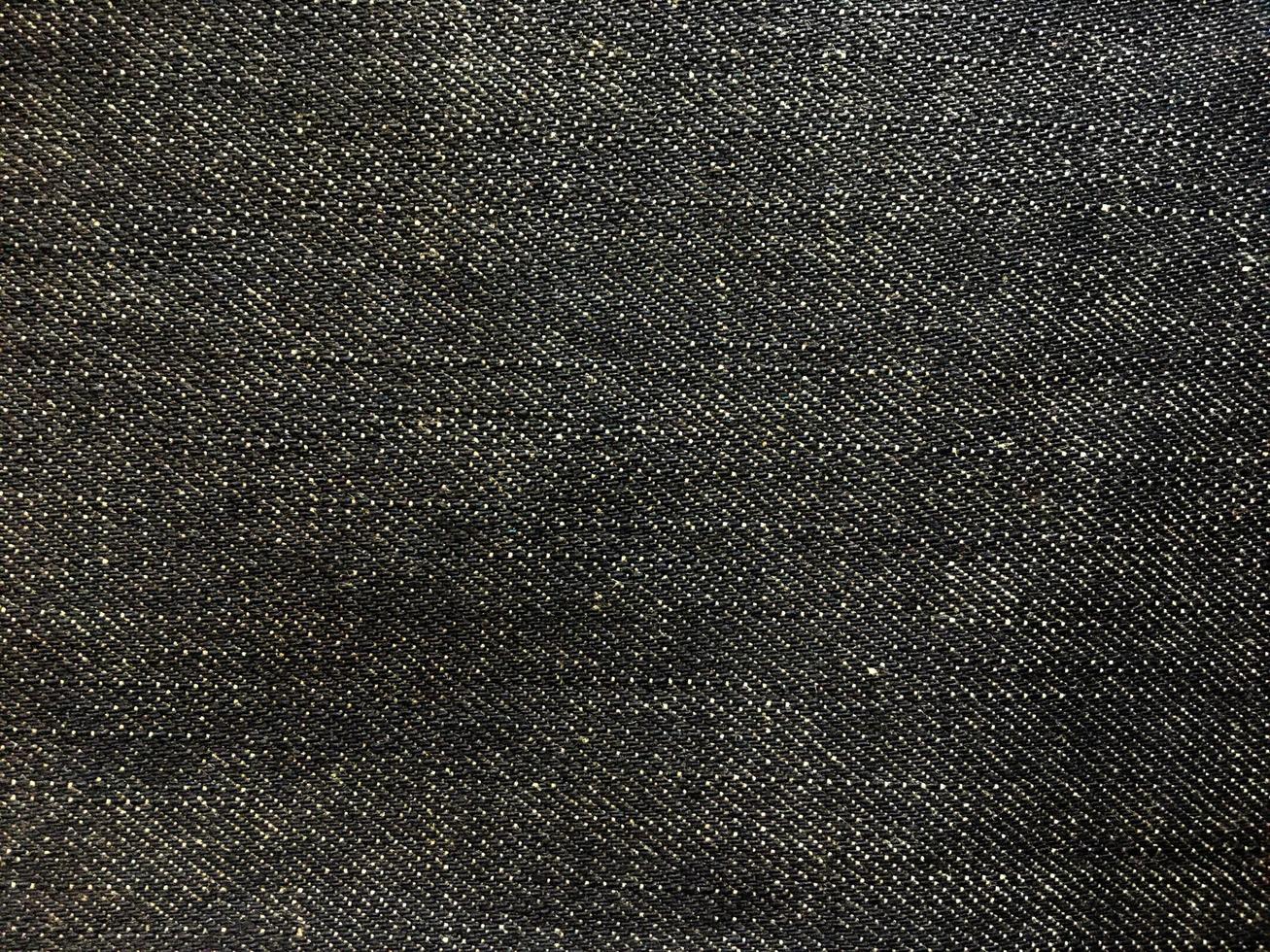 Black denim texture background with copy space for design photo
