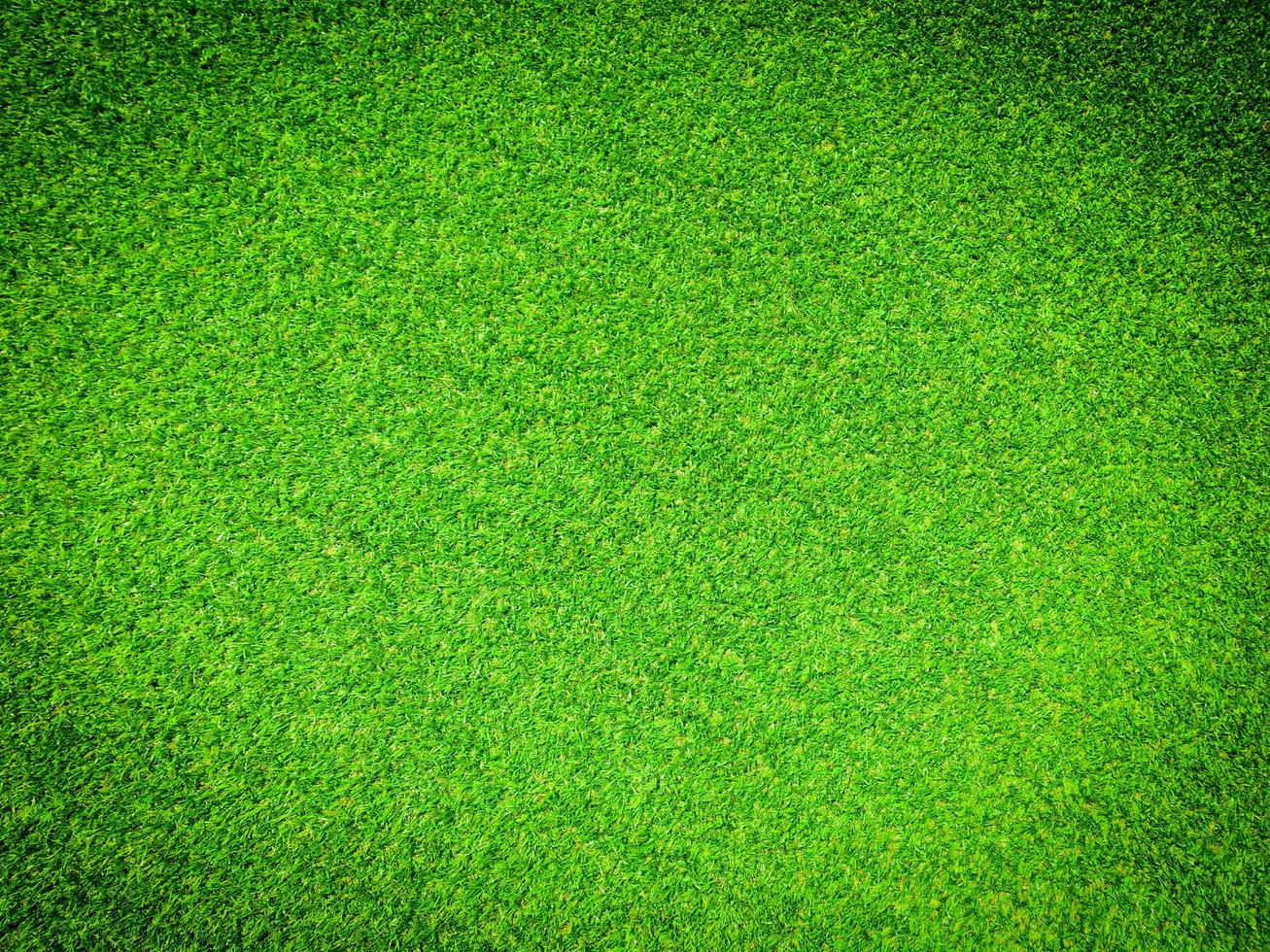 Beautiful green grass pattern from golf course for background. Copy space for work and design, Top view photo