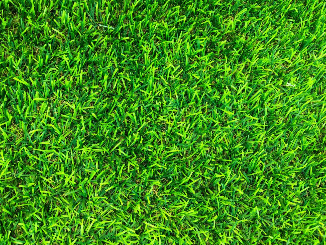 Beautiful green grass pattern from golf course for background. Copy space for work and design, Top view photo