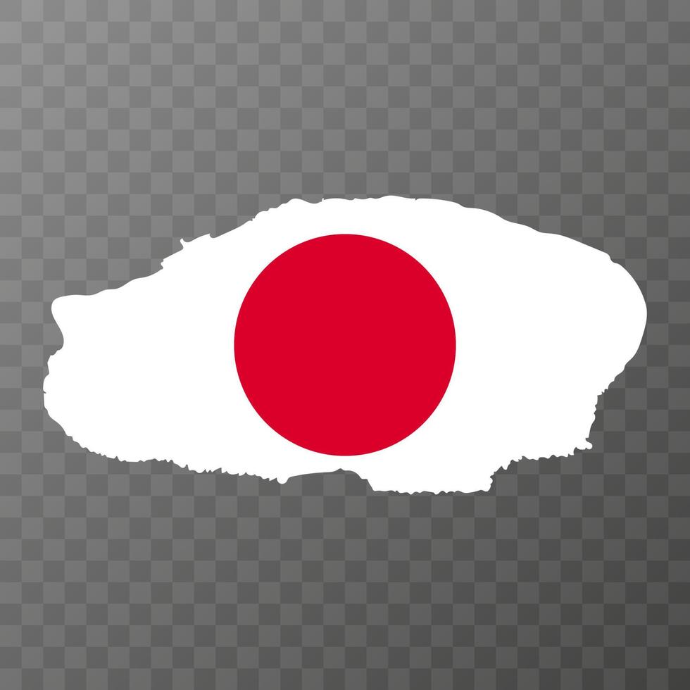 Hateruma island map. Vector illustration