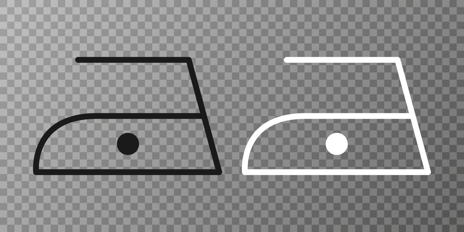 Can be ironed low heat laundry icon vector