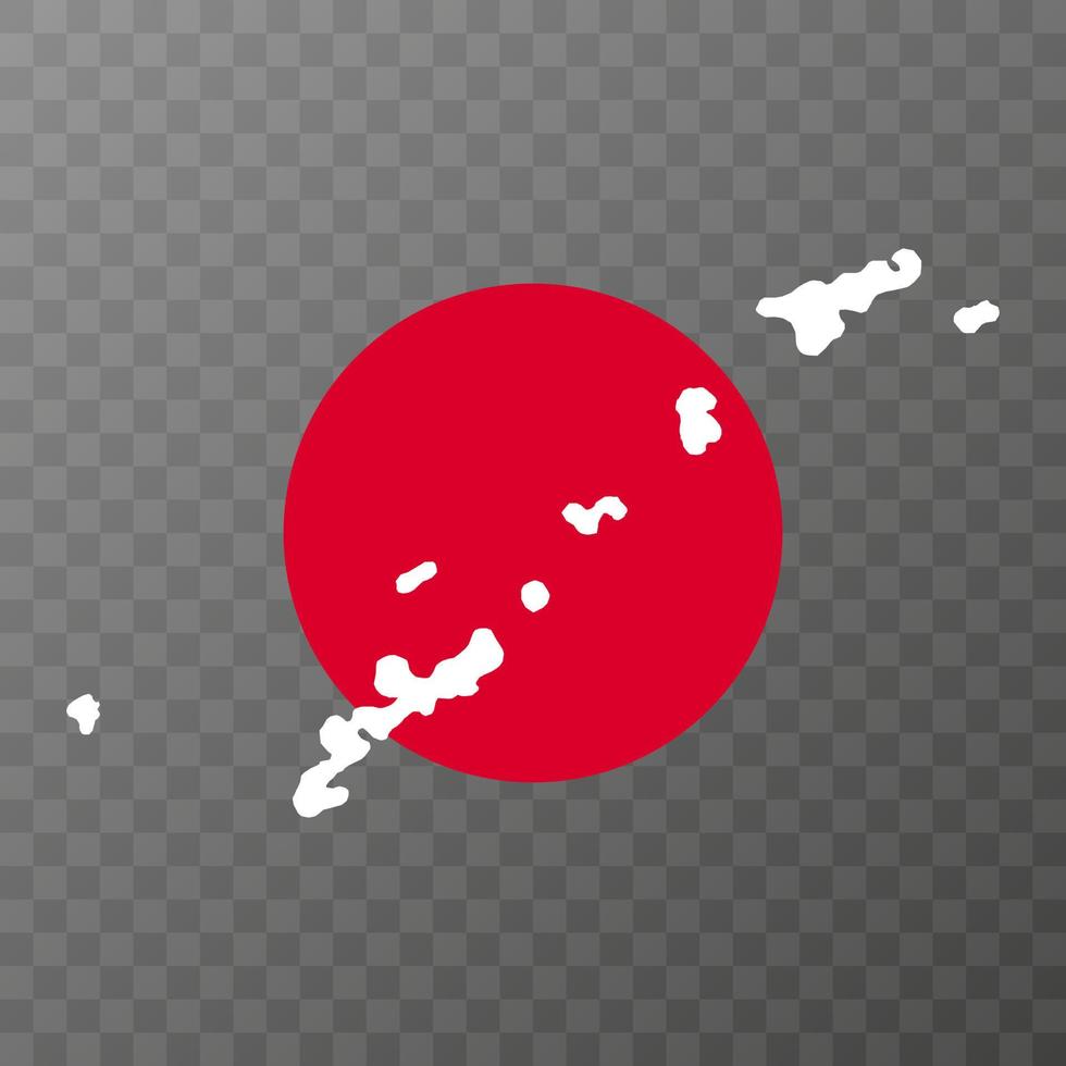 Okinawa map, Japan region. Vector illustration