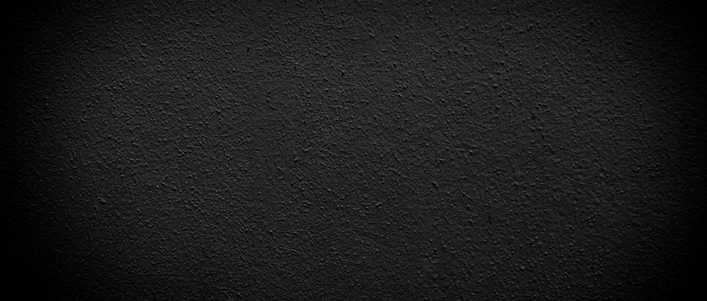 Blank black cement wall texture for background with copy space for design photo