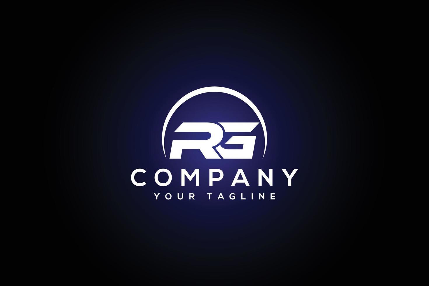 RG Letter Logo vector
