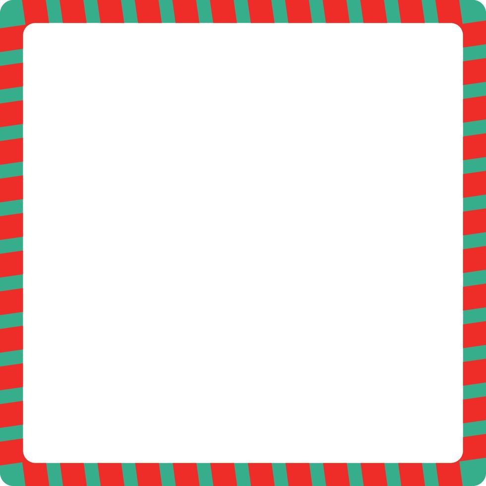 colección de bordes rayados de navidad con espacio de copia, fondo de navidad. papel de regalo. suministros de impresión navideña. feliz fiesta de navidad gente celebrando navidad ilustración plana vector