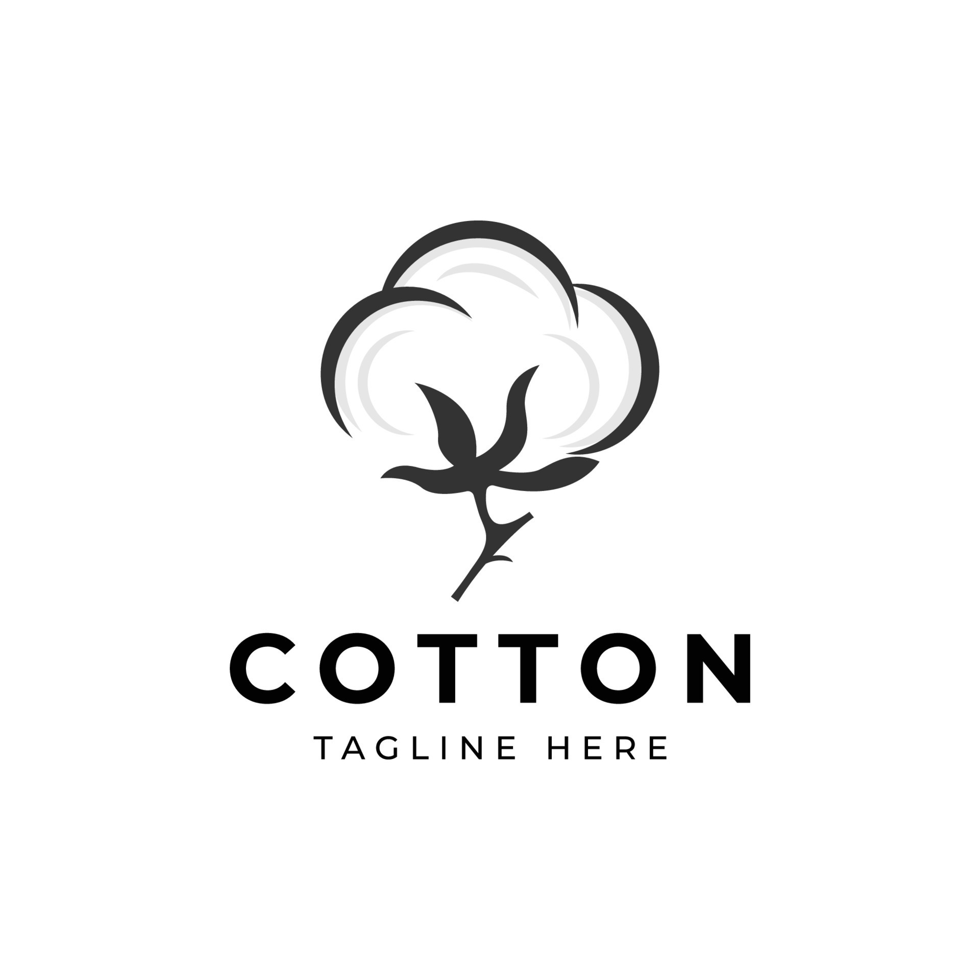 cotton flower vector icon logo illustration 12681328 Vector Art at Vecteezy