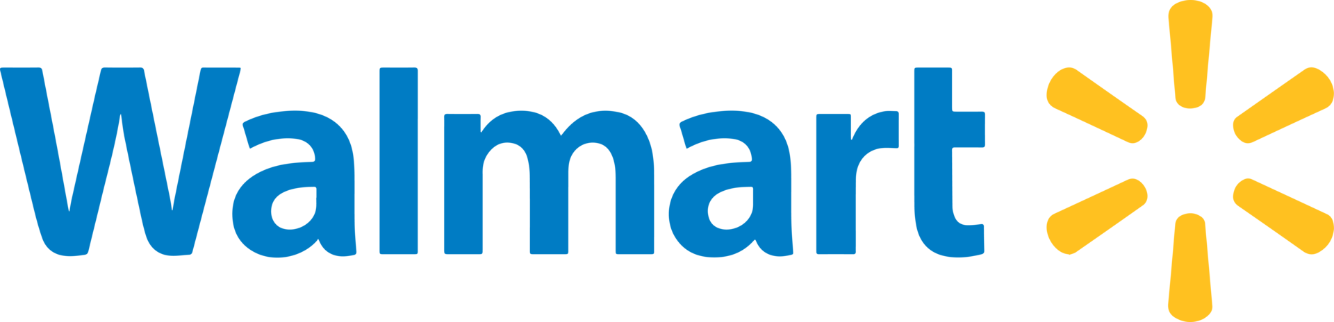 illustration de logo walmart. icône de magasinage en ligne populaire. png