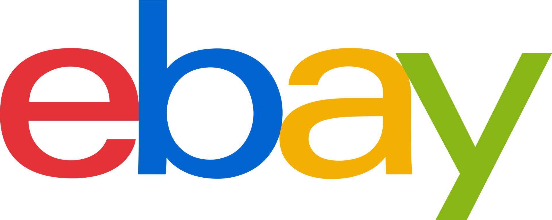 ebay logotype illustratie. populair online winkelen icoon. png