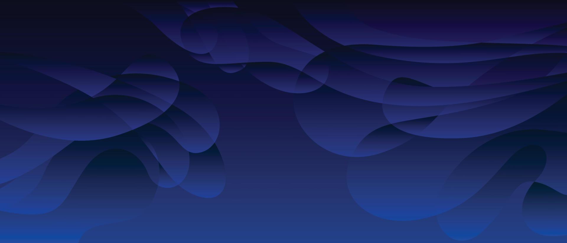 dark blue art banner background vector illustration