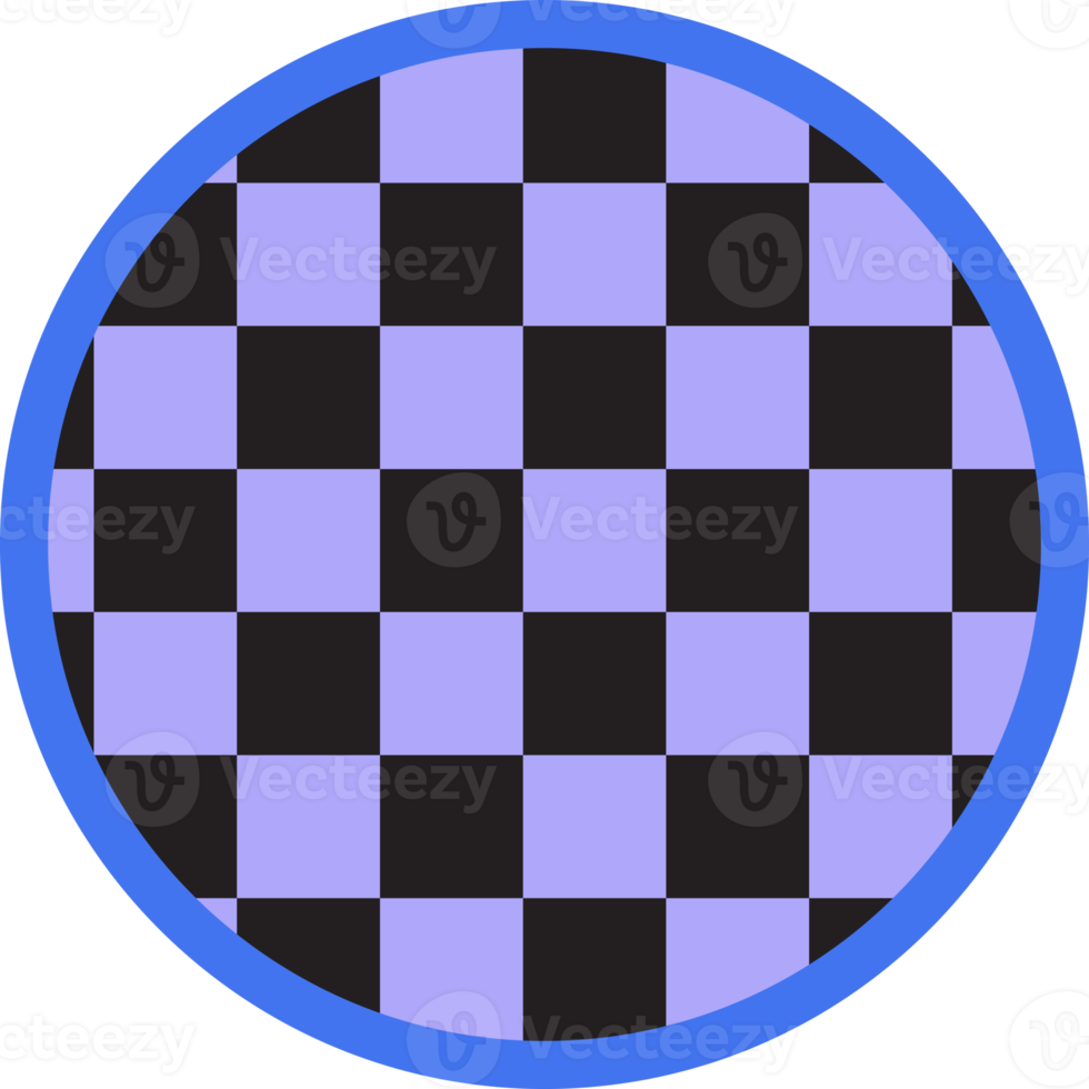 cute colorful round shape checkerboard, checkers, gingham decoration png