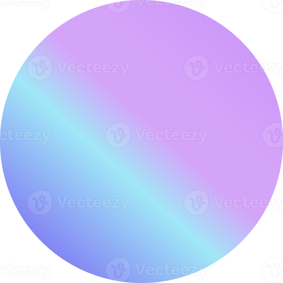 colorful gradient round shape circle decoration png