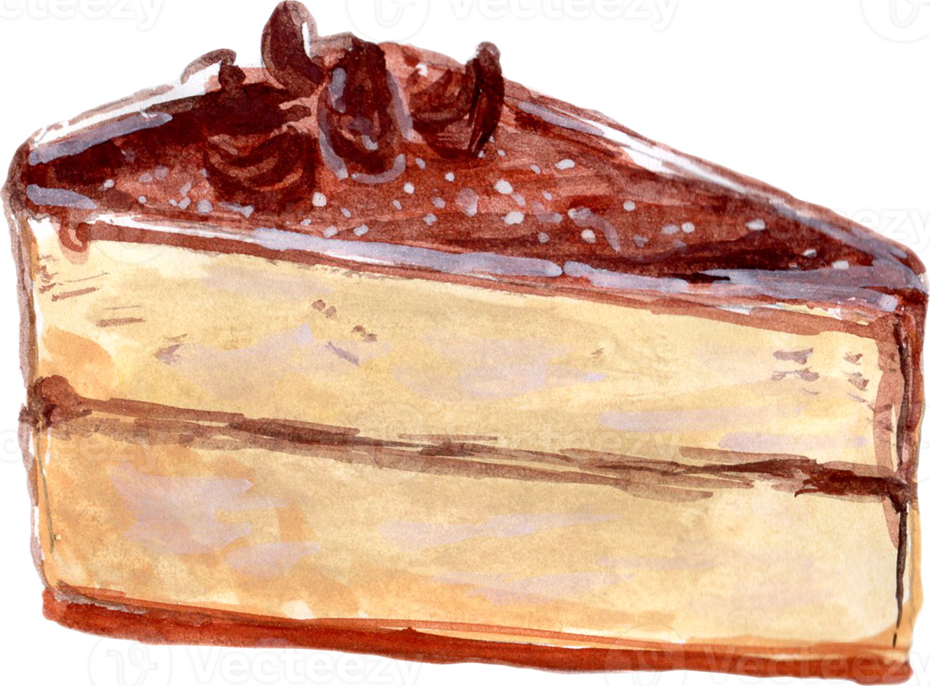 bolo de aquarela e pastelaria png