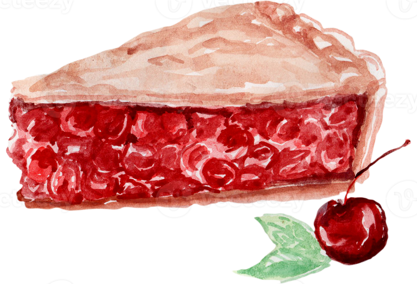 gâteau et pâtisserie à l'aquarelle png