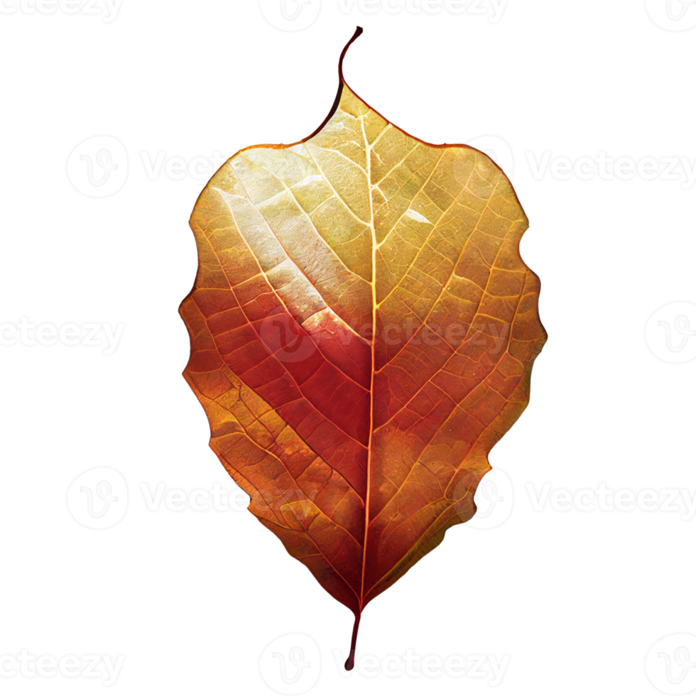 Small Yellow Autumn Leaf png