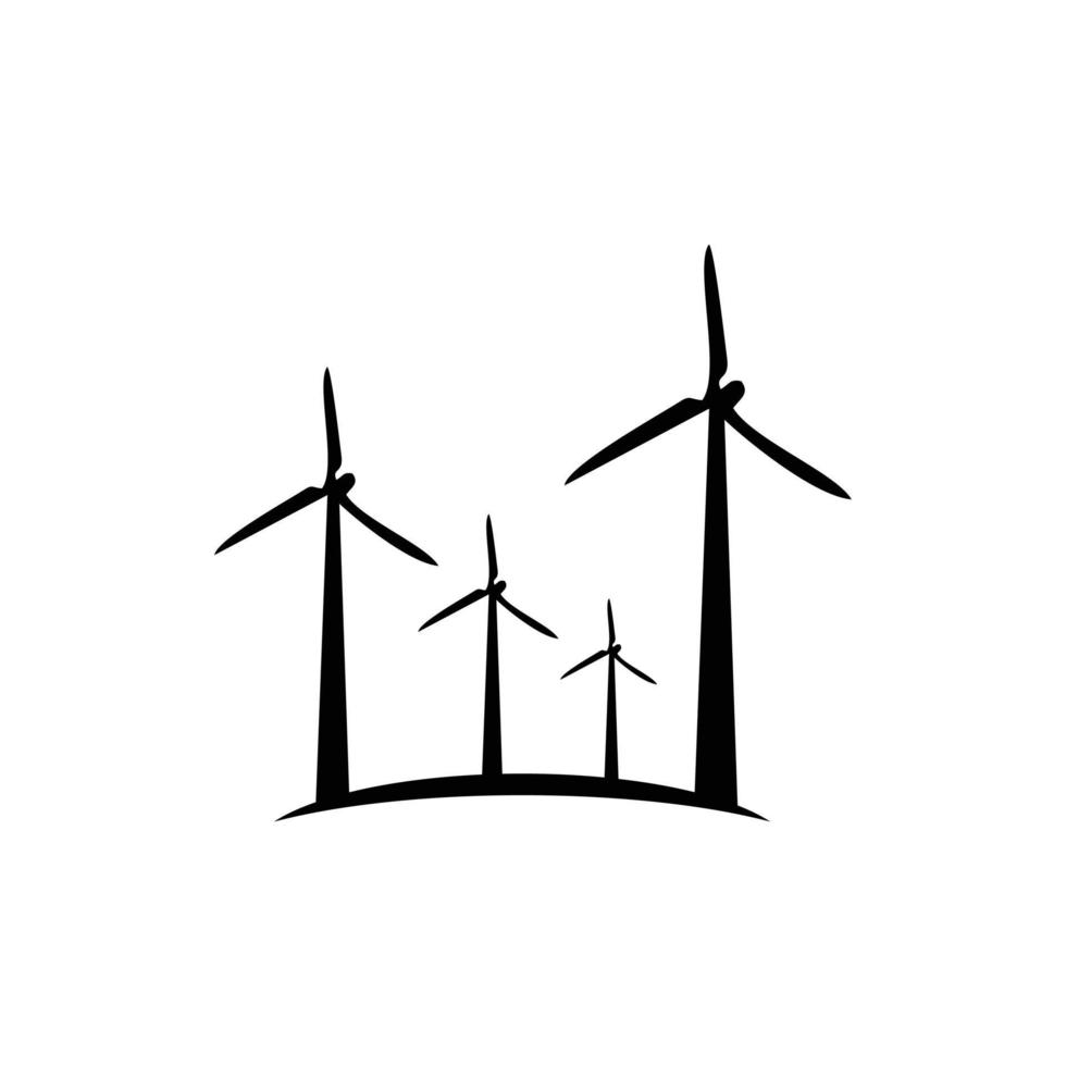 logotipo de diseño de viento vector
