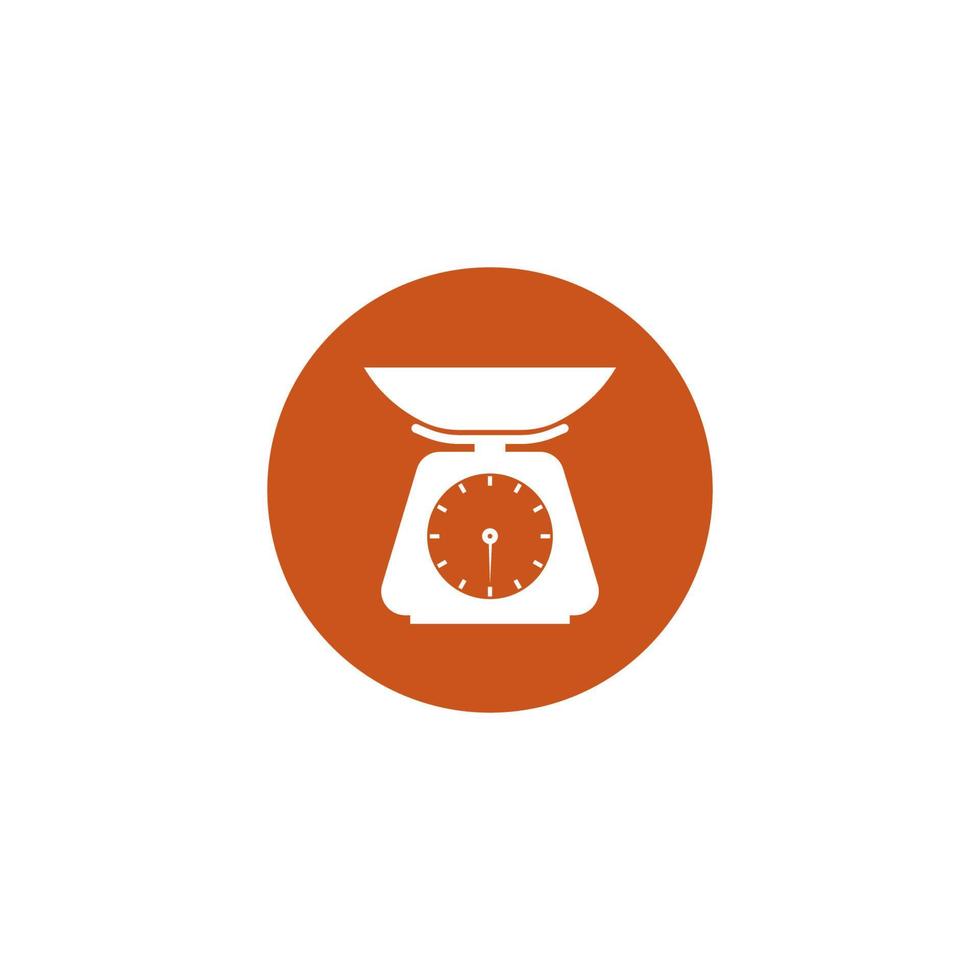 weighing vector icon