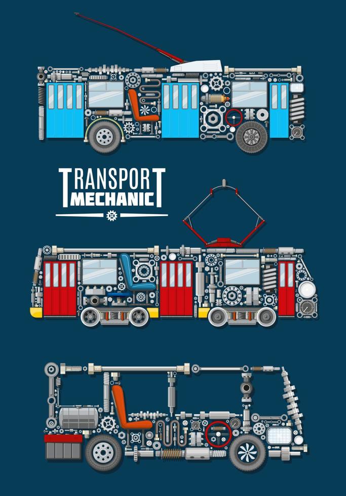 mecanica y mecanismos de transporte vectro vector