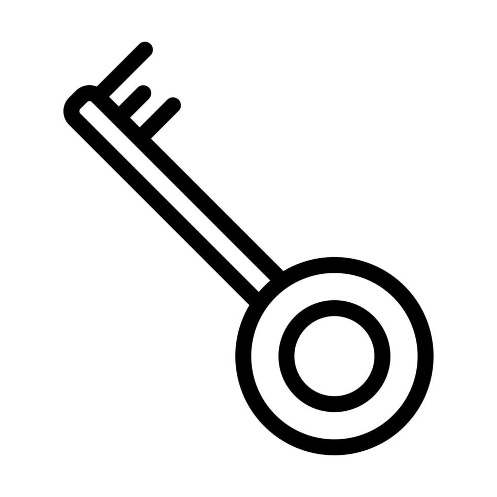 diseño de icono de llave vector