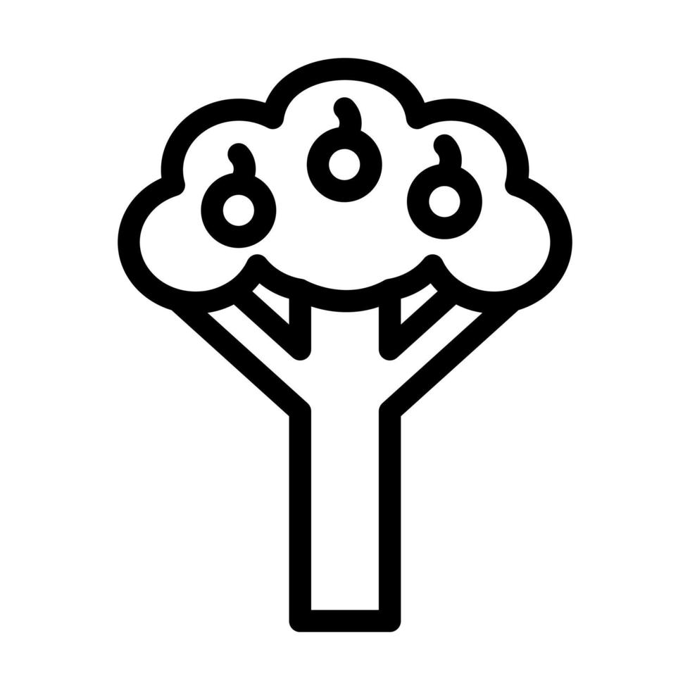 Fruit Tree Icon Design vector