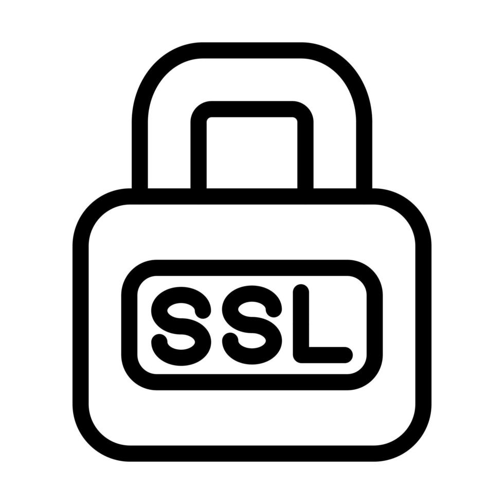SSL Icon Design vector