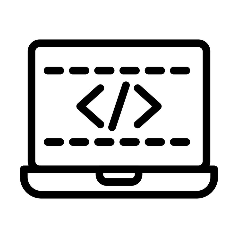Coding Icon Design vector