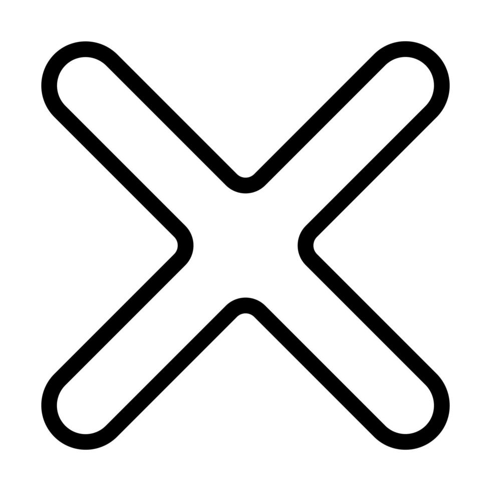 Cross Icon Design vector