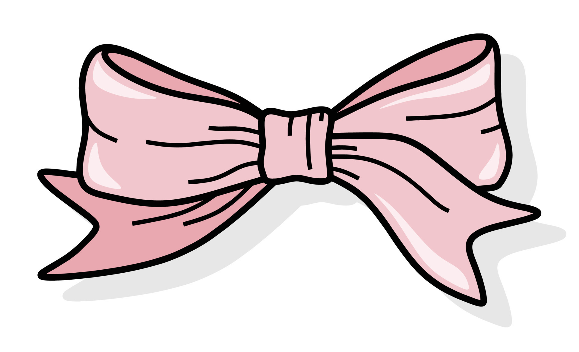 Set of Hand Drawn color Doodle bow. 12687666 Vector Art at Vecteezy