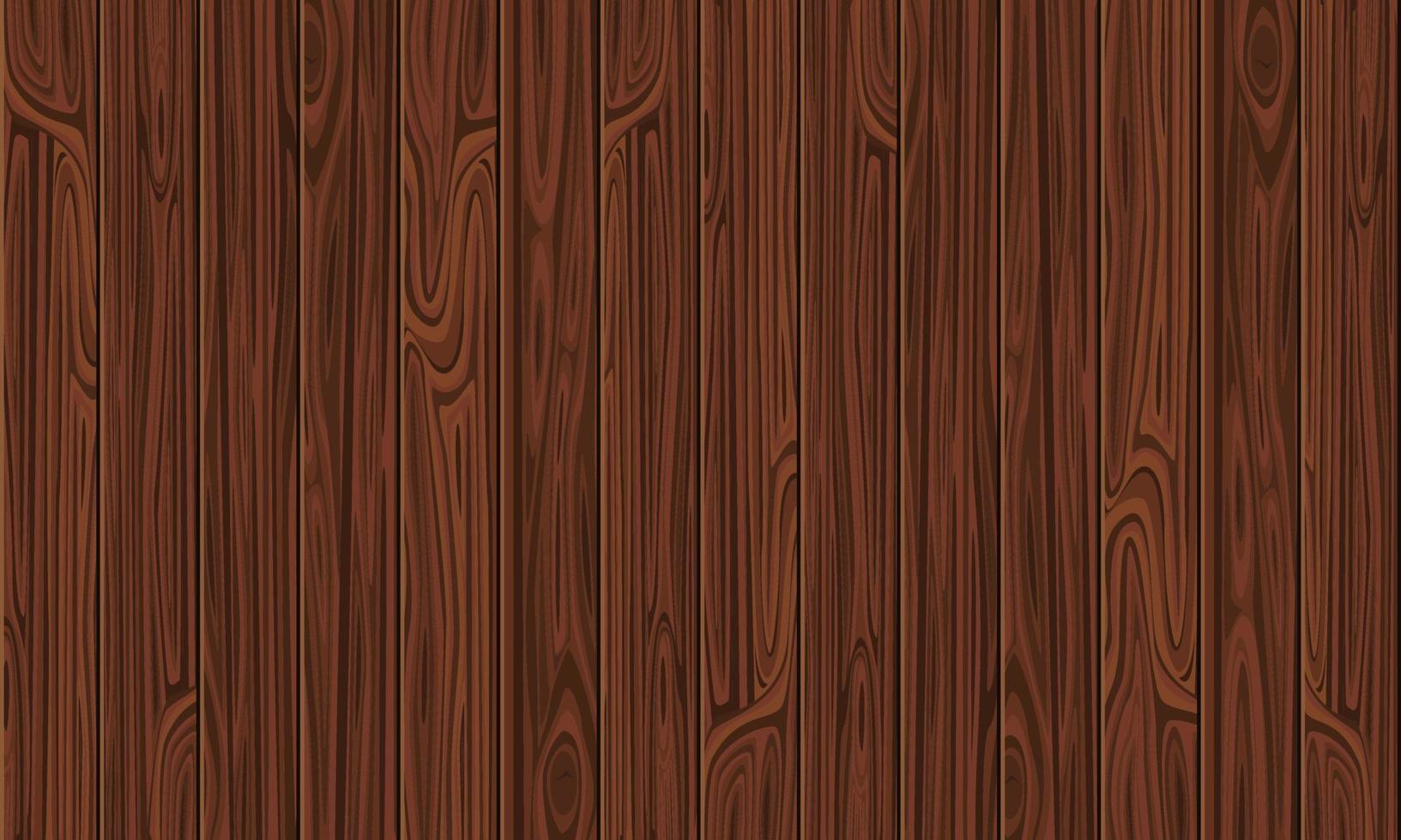 Background from brown wooden vertical planks, wood texture. Banner design with copy space. Vector stock illustration.