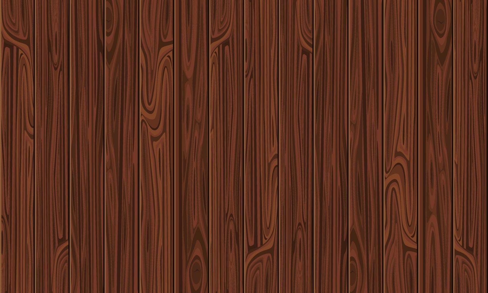 Background from brown wooden vertical planks, wood texture. Banner design with copy space. Vector stock illustration.