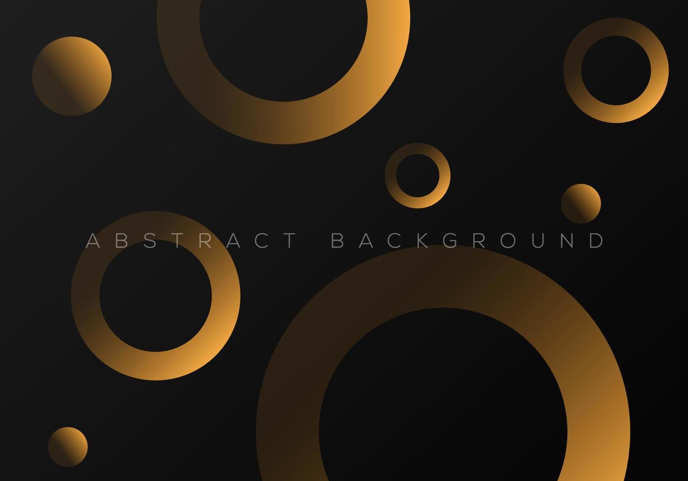 Abstract Background with Black golden Premium Luxury Gradient Geometric Element for Text or Message vector