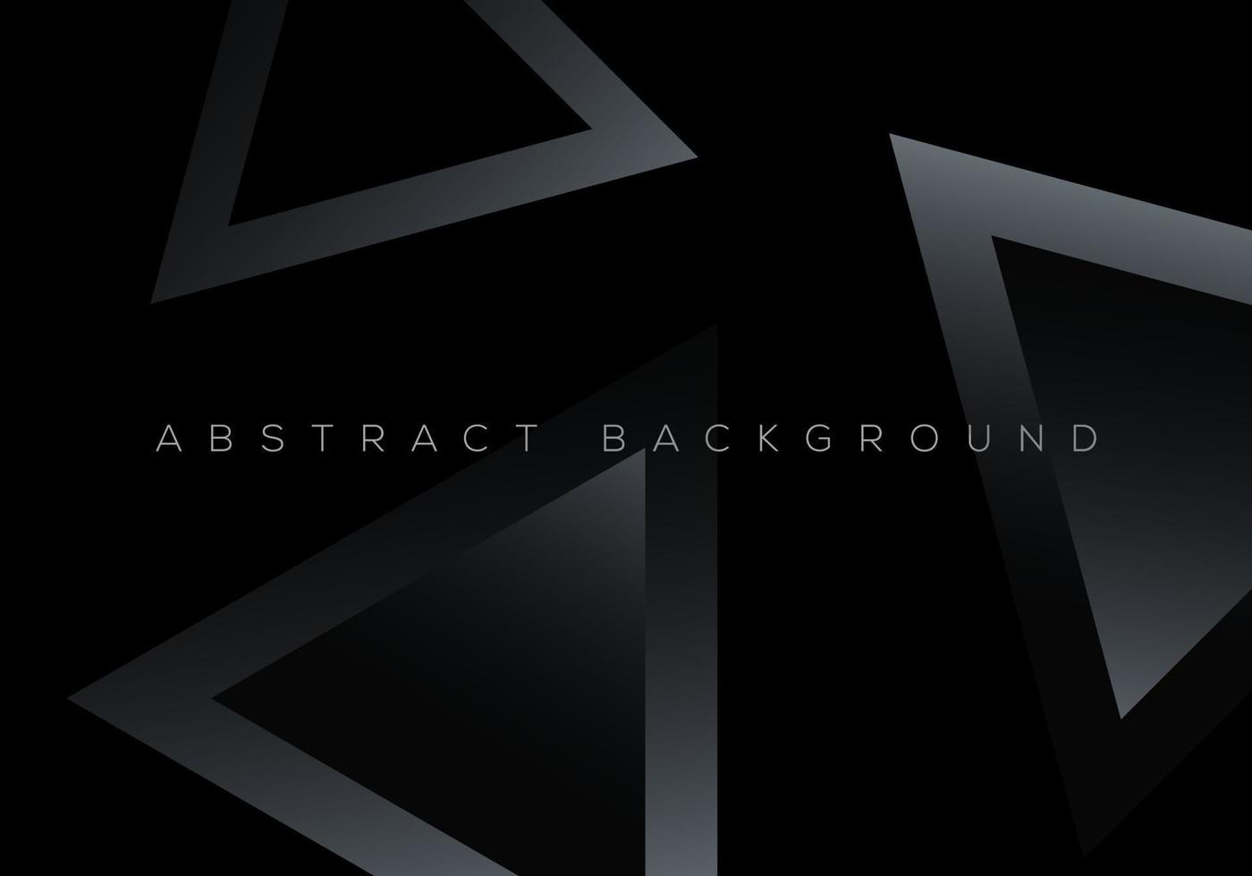 Minimalist Black Premium Abstract Background with Luxury Gradient Geometric Elements vector