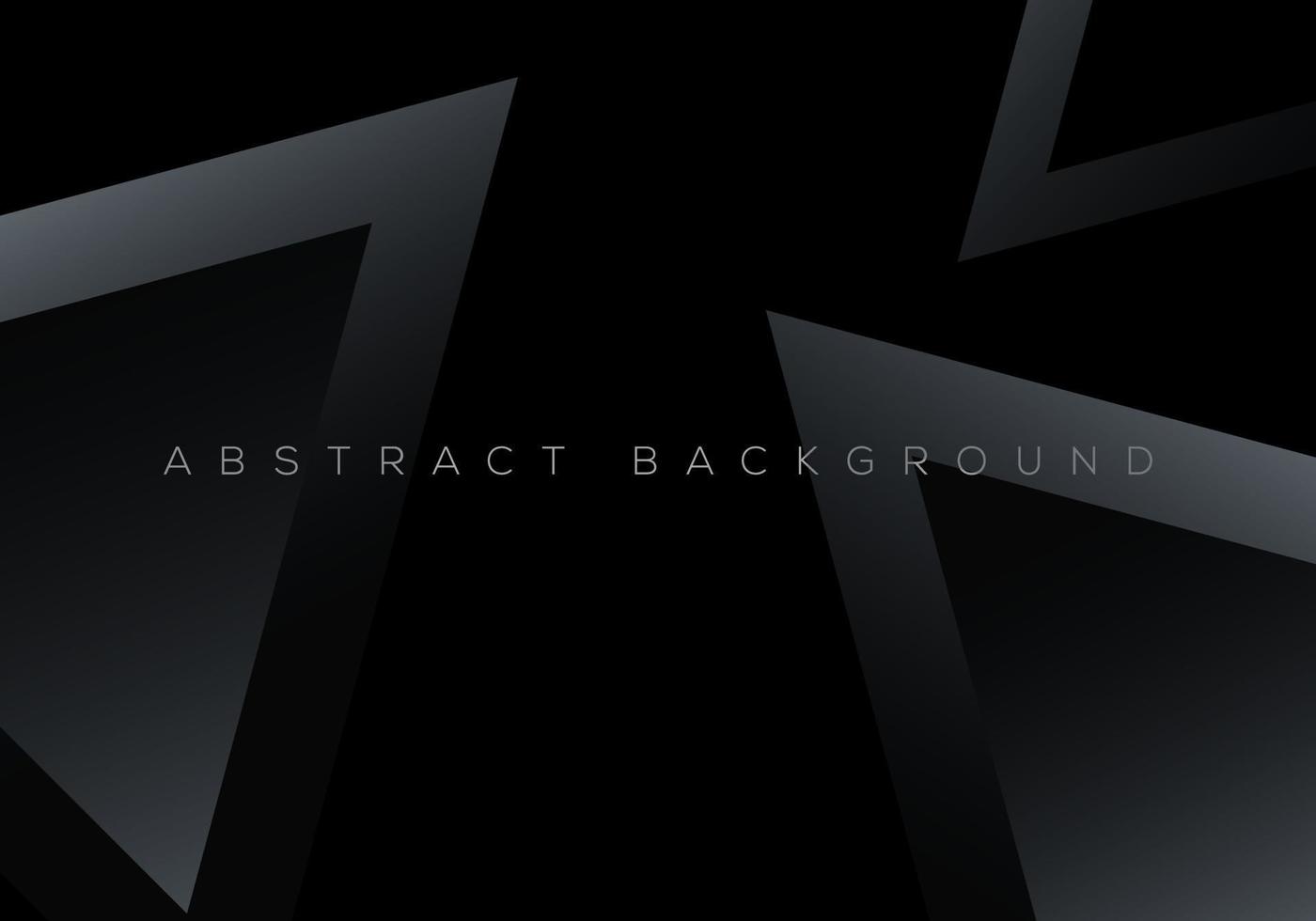 Minimalist Black Premium Abstract Background with Luxury Gradient Geometric Elements vector