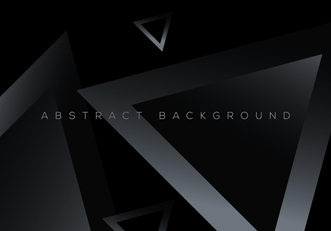 Minimalist Black Premium Abstract Background with Luxury Gradient Geometric Elements vector