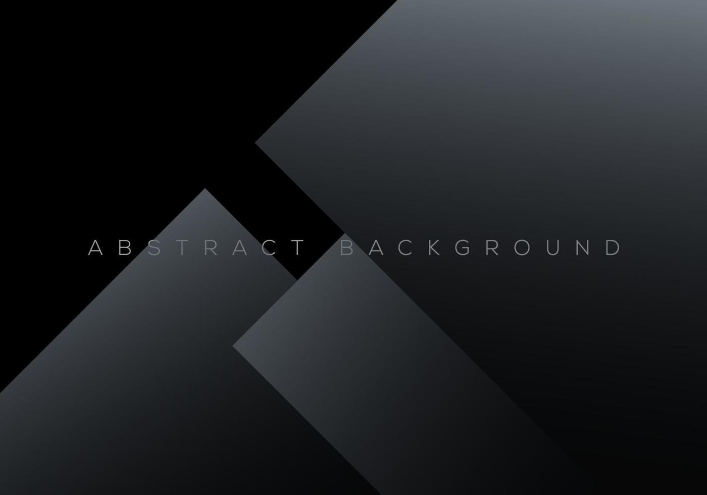Minimalist Black Premium Abstract Background with Luxury Gradient Geometric Elements vector