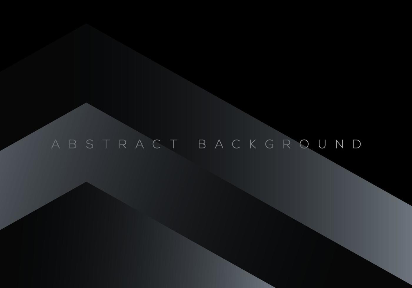 Minimalist Black Premium Abstract Background with Luxury Gradient Geometric Elements vector