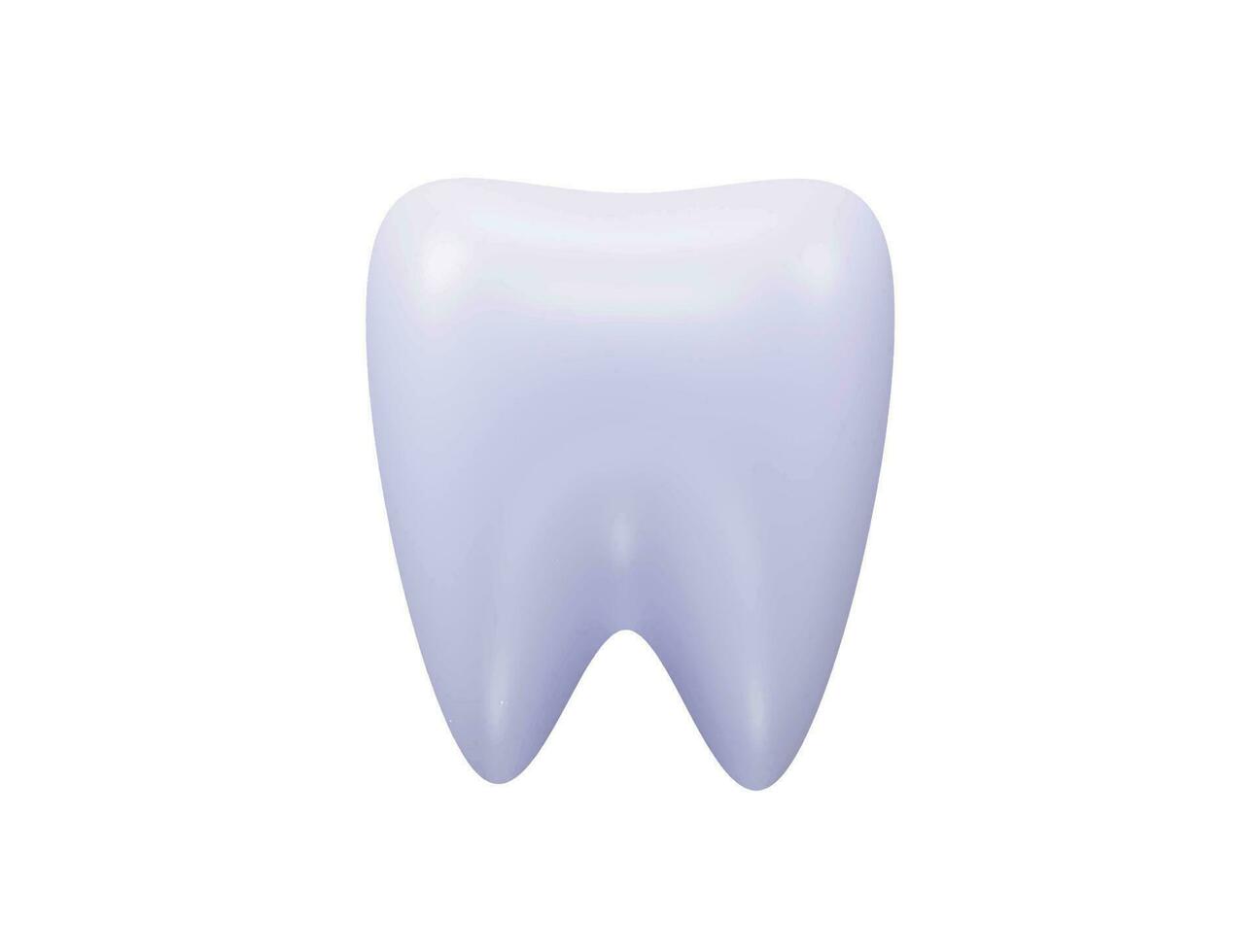 icono de dientes elemento de ilustración 3d vector