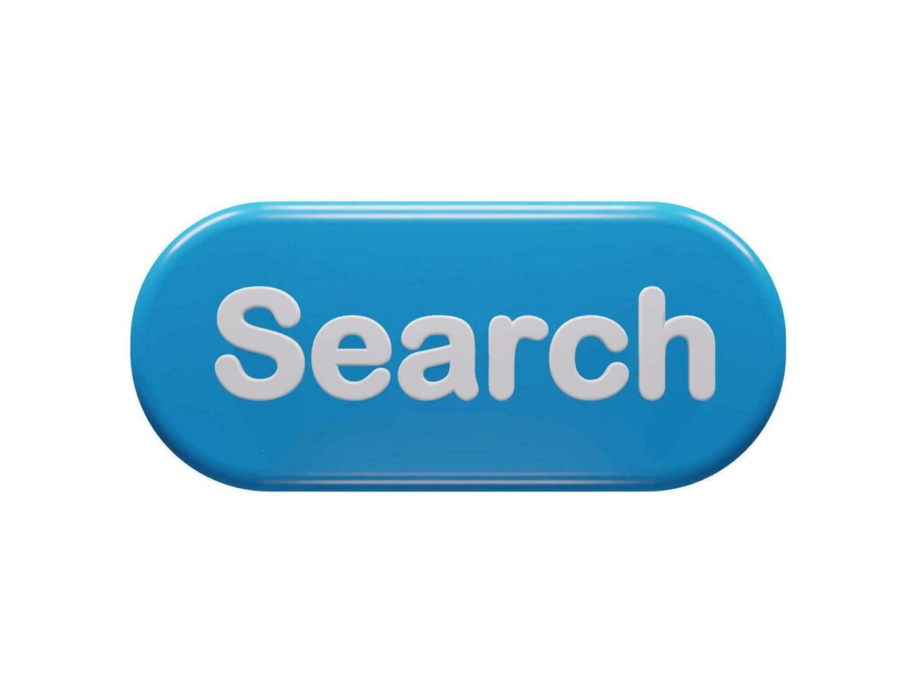 Search icon 3d render element vector
