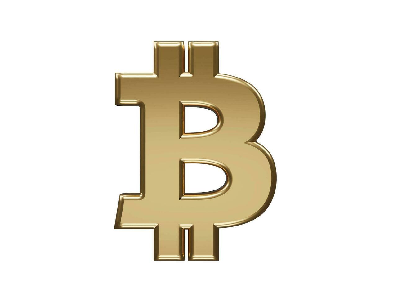 elemento de icono de bitcoin vector