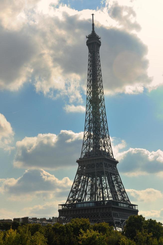 eiffel tower in paris at day photo