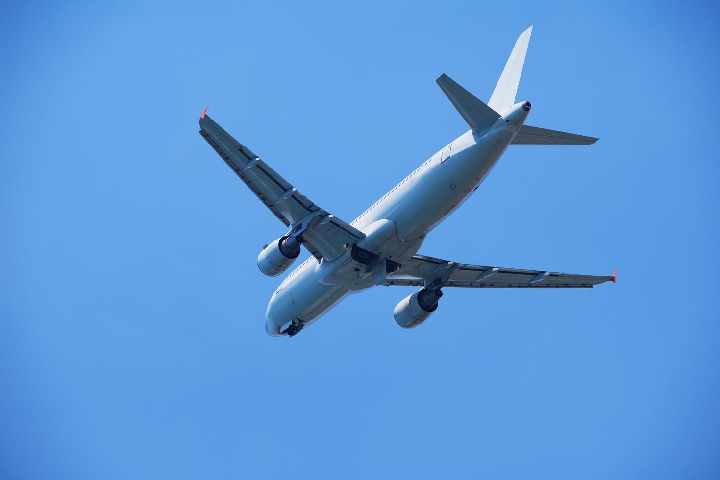 Modern airplane view photo