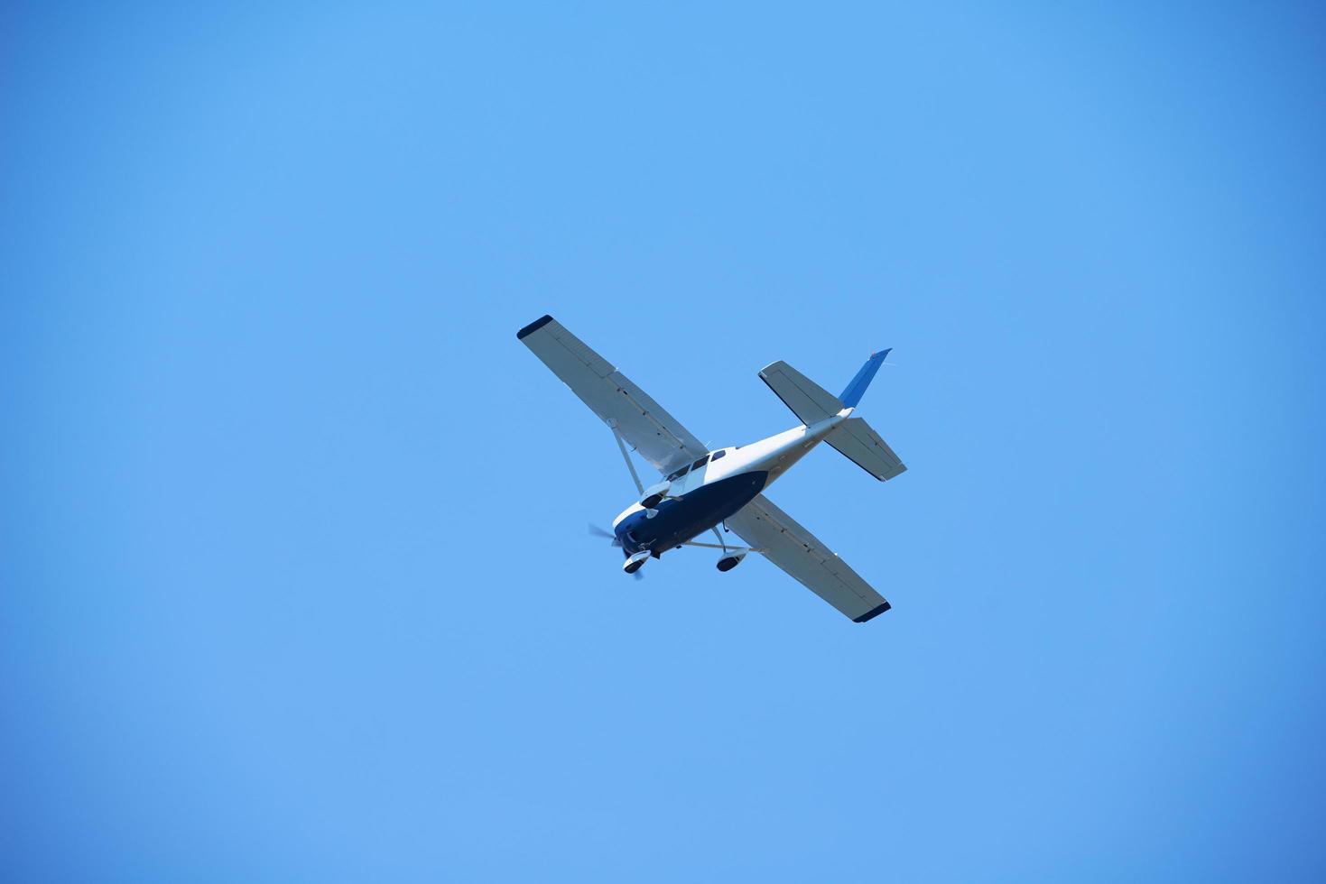 Small airplane view photo