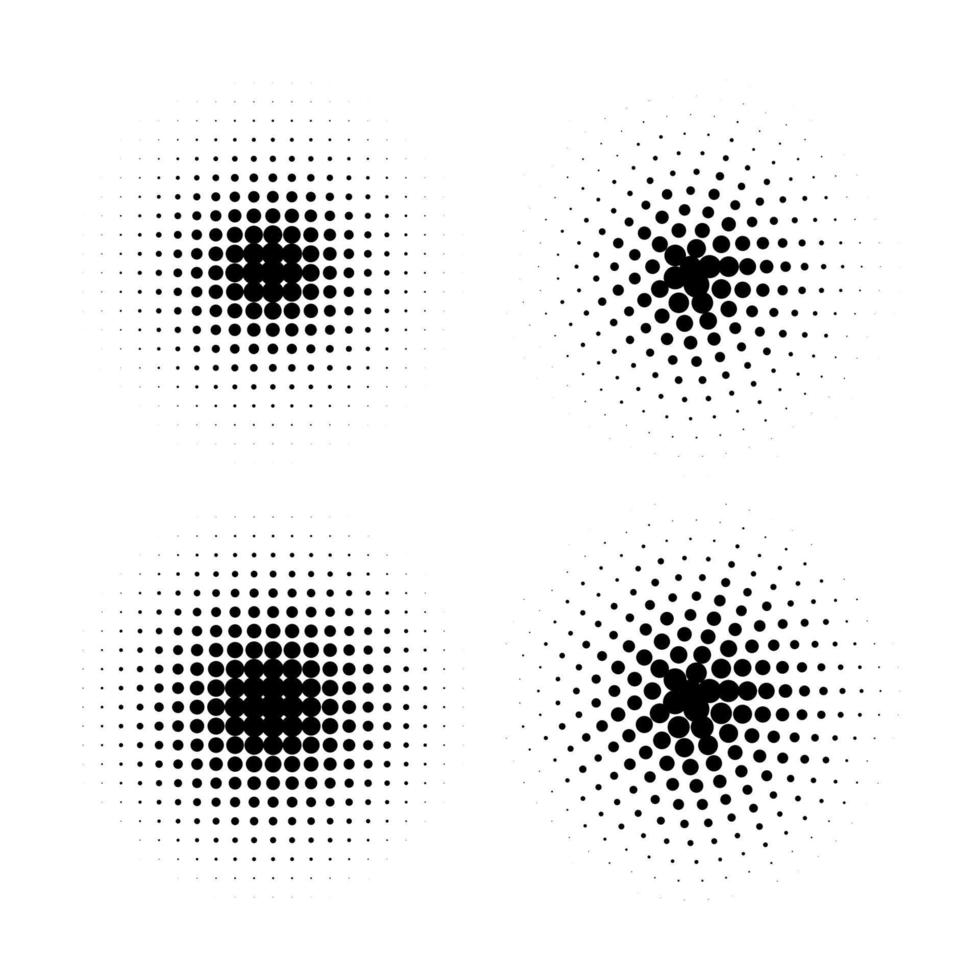 Vector retro style dotwork background. Abstract dotted stippling engraving texture