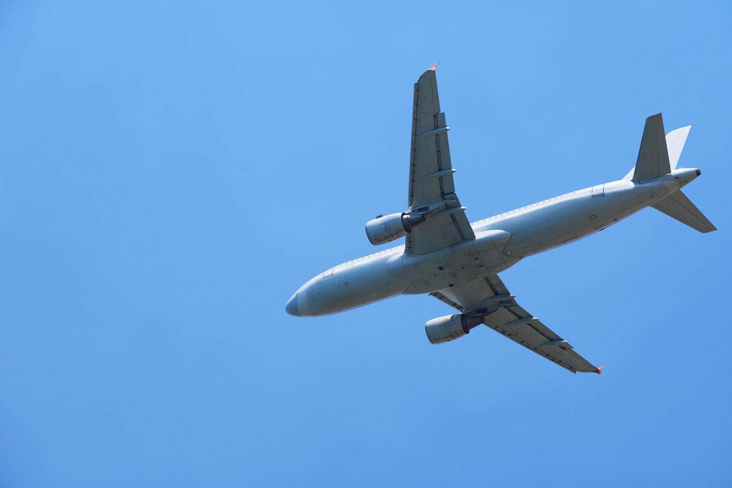 Modern airplane view photo