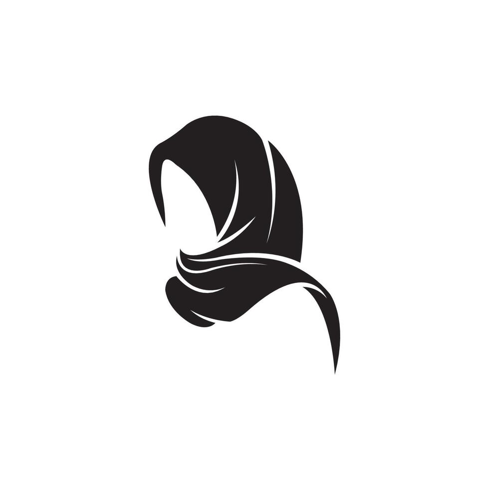 Muslim hijab icon logo vector design template 12690615 Vector Art at ...