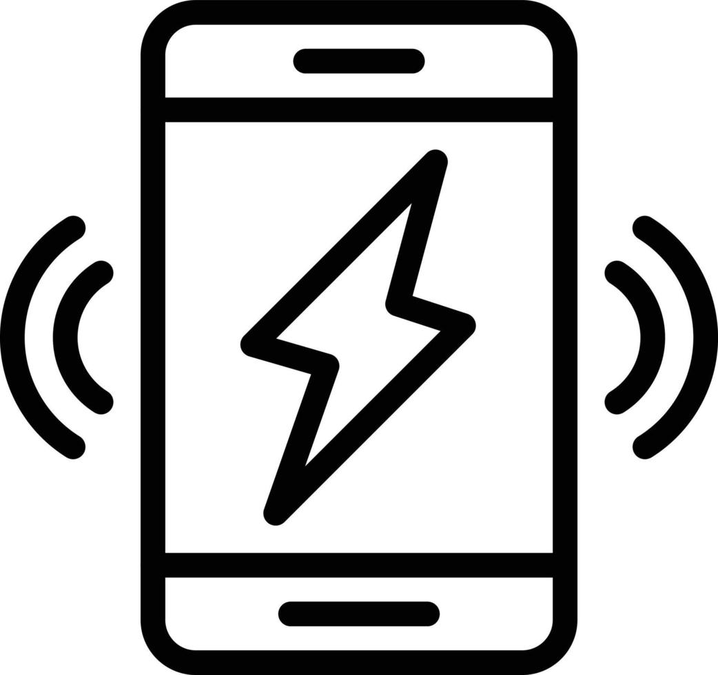 Wireless Charging Icon Style vector