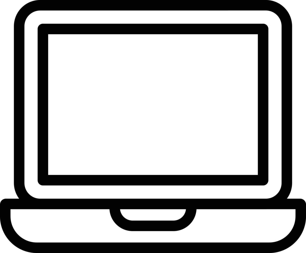 Laptop Icon Style vector