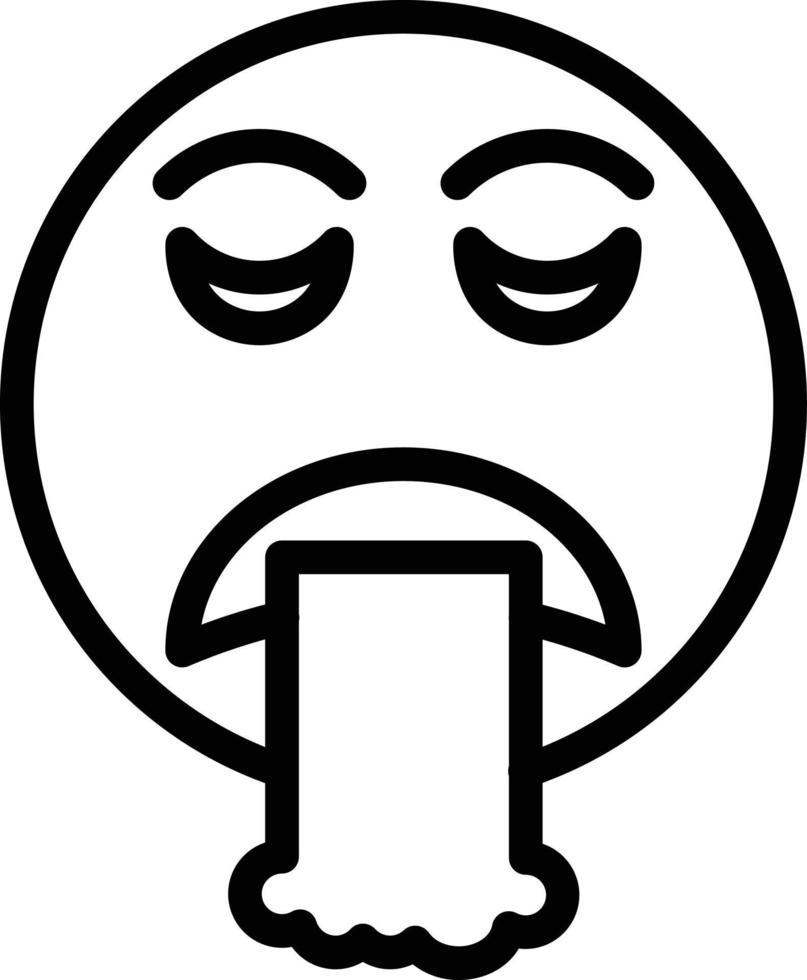 Puke Icon Style vector