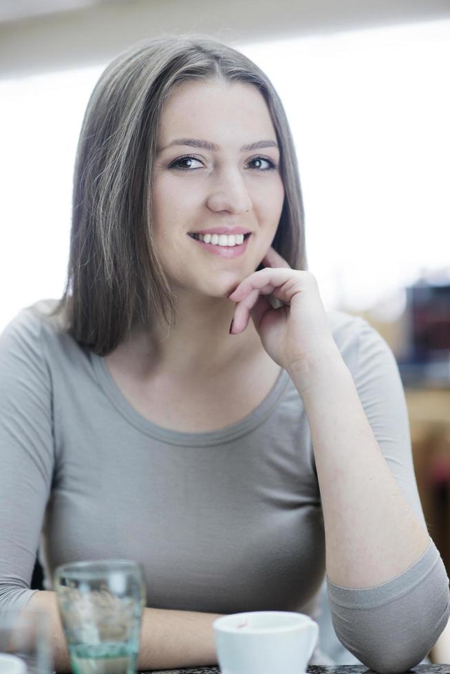 portrait of a beautiful young woman photo