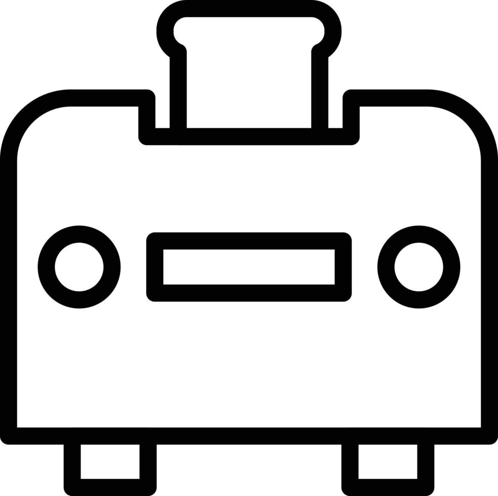 Toaster Icon Style vector