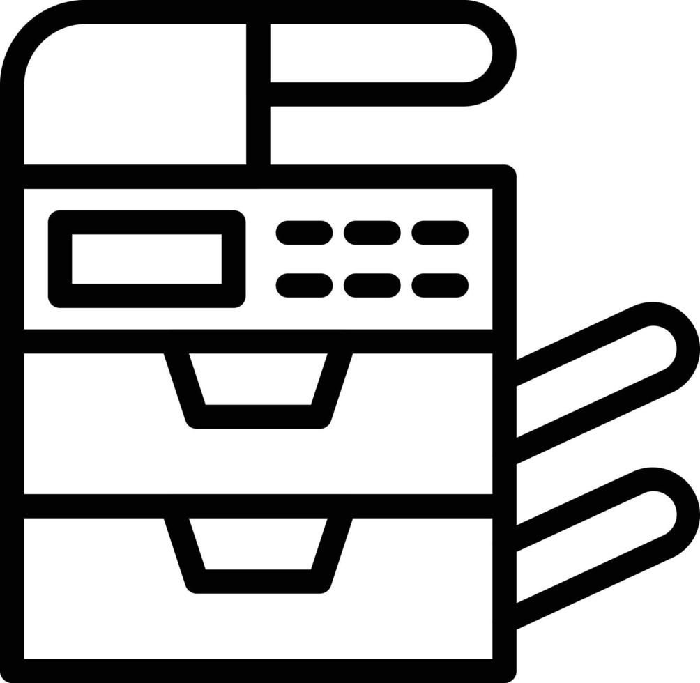Photocopier Icon Style vector